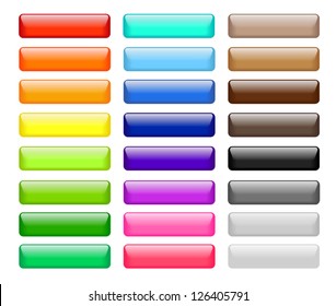 Set Colored Web Buttons Stock Vector (Royalty Free) 126405791 ...