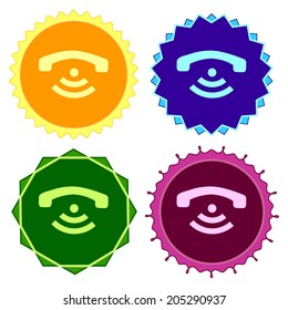 Set of colorfu lbutton.Vector illustration