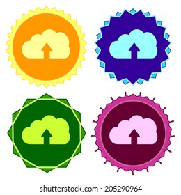 Set of colorfu lbutton.Vector illustration