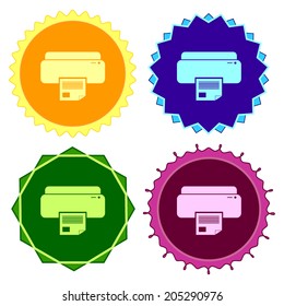 Set of colorfu lbutton.Vector illustration