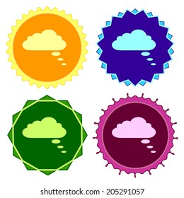 Set of colorfu lbutton.Vector illustration
