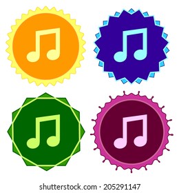Set of colorfu lbutton.Vector illustration
