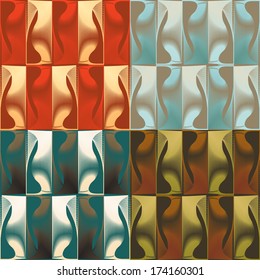 Set colorful abstract background geometric