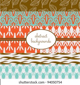 set of colorful abstract backgrounds
