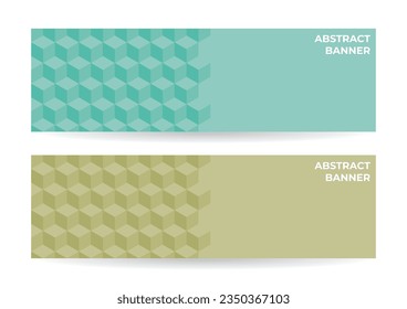 farbenfrohe abstrakte Bannerdesign