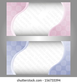 set of colorful background banners with the text watermark