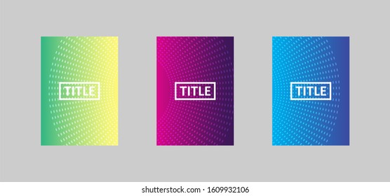 set of colorful background texture pattern for flyer banner book cover