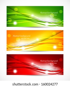 Set of colorful banners