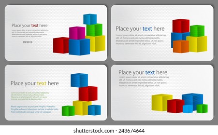 Set of colorful banners