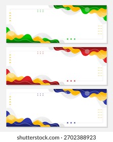 set of colorful banners vector
