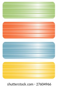 Set of colorful banners. Vector-Illustration