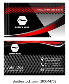 Set of colorful beauty abstract vector business card banner templates 