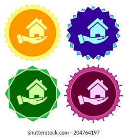 Set of colorful button.Vector illustration