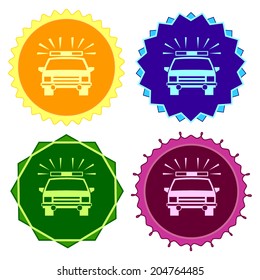 Set of colorful button.Vector illustration