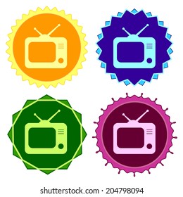 Set of colorful button.Vector illustration