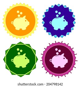 Set of colorful button.Vector illustration