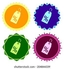 Set of colorful button.Vector illustration