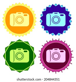 Set of colorful button.Vector illustration