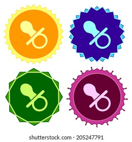 Set of colorful button.Vector illustration