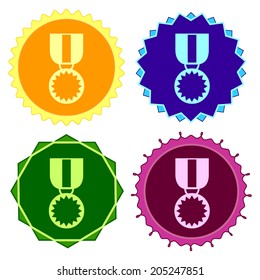 Set of colorful button.Vector illustration
