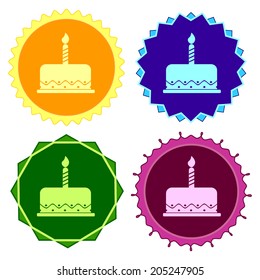 Set of colorful button.Vector illustration