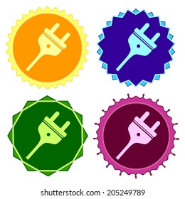 Set of colorful button.Vector illustration