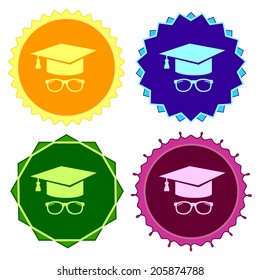 Set of colorful button.Vector illustration