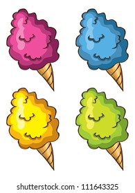 set of colorful candy