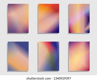 set of colorful card, banner for business design