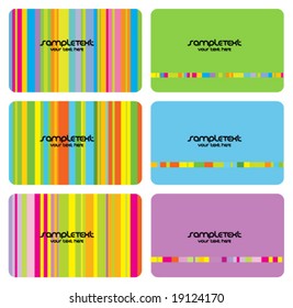 Juego de tarjetas de colores