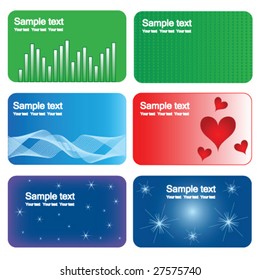 Juego de tarjetas de colores