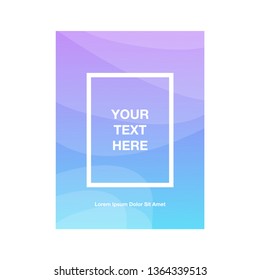 Set of colorful covers with liquid forms. Modern gradient. Wavy shapes with gradient.Gradient Backgroud Modern design. Eps10 Vector - Vector