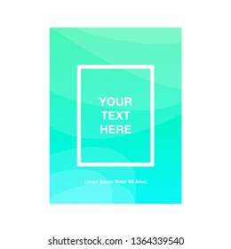 Set of colorful covers with liquid forms. Modern gradient. Wavy shapes with gradient.Gradient Backgroud Modern design. Eps10 Vector - Vector