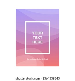 Set of colorful covers with liquid forms. Modern gradient. Wavy shapes with gradient.Gradient Backgroud Modern design. Eps10 Vector - Vector
