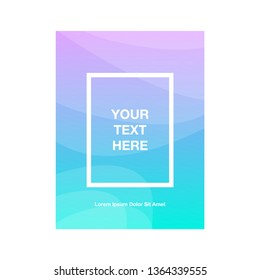 Set of colorful covers with liquid forms. Modern gradient. Wavy shapes with gradient.Gradient Backgroud Modern design. Eps10 Vector - Vector