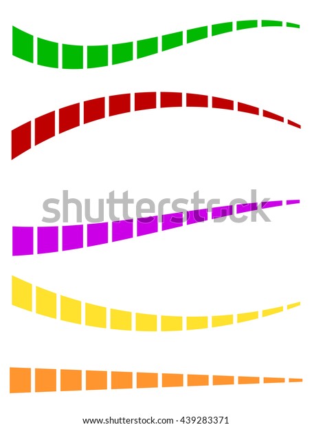 Set of\
colorful dashed lines in different\
directions