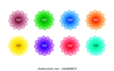 set of colorful design elements. Banners for design and decoration
