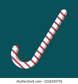 Set of colorful flat outlined Christmas icons background