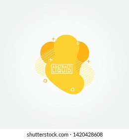set of colorful fluid abstract geometric shapes with lines and dots for backdrops and banners.