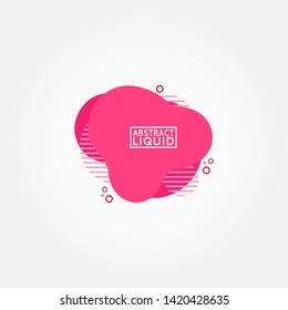 set of colorful fluid abstract geometric shapes with lines and dots for backdrops and banners.