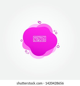 set of colorful fluid abstract geometric shapes with lines and dots for backdrops and banners.