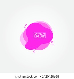 set of colorful fluid abstract geometric shapes with lines and dots for backdrops and banners.