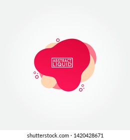 set of colorful fluid abstract geometric shapes with lines and dots for backdrops and banners.
