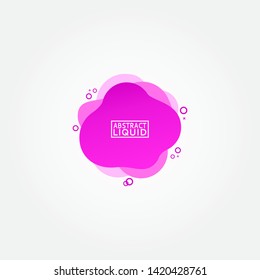 set of colorful fluid abstract geometric shapes with lines and dots for backdrops and banners.