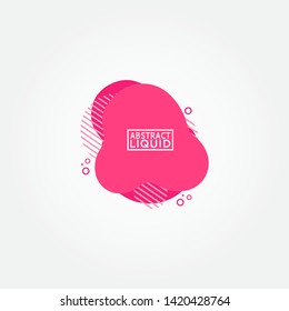 set of colorful fluid abstract geometric shapes with lines and dots for backdrops and banners.