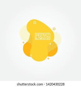 set of colorful fluid abstract geometric shapes with lines and dots for backdrops and banners.