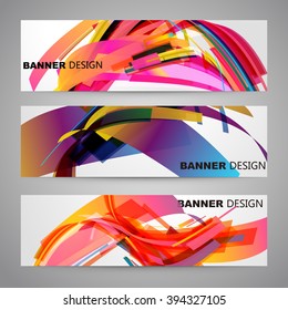 Set of colorful Flyer, Brochure Design Templates.