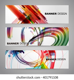 Set of colorful Flyer, Brochure Design Templates.