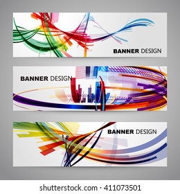 Set of colorful Flyer, Brochure Design Templates.