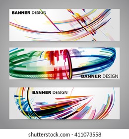 Set of colorful Flyer, Brochure Design Templates.
